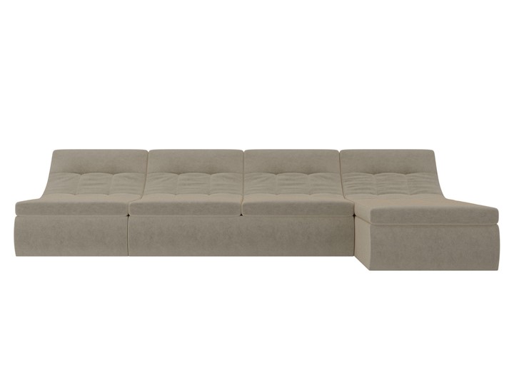 Большой модульный диван Холидей, Бежевый (микровельвет) в Рязани - изображение 5