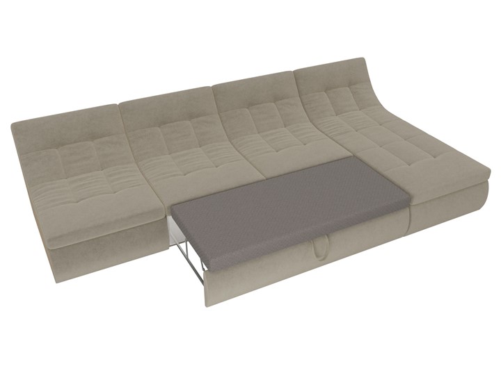 Большой модульный диван Холидей, Бежевый (микровельвет) в Рязани - изображение 6