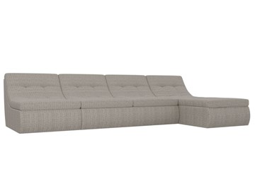 Большой модульный диван Холидей, Корфу 02 (рогожка) в Рязани