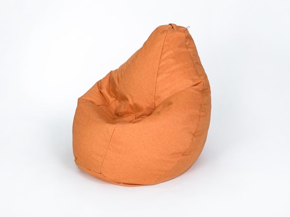 Кресло-мешок Хоум малое, оранжевый в Рязани - изображение