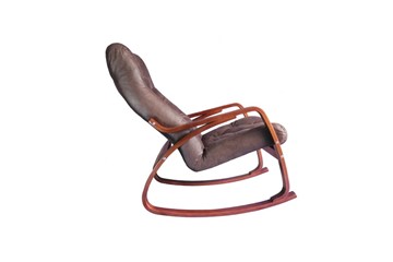 Кресло-качалка Гранд, замша шоколад в Рязани - предосмотр 1