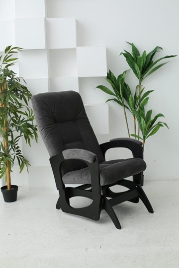 Кресло-качалка Леон маятниковая, ткань AMIGo графит 29-Т-ГР в Рязани - изображение 6