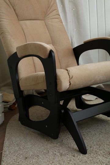Кресло-качалка Леон маятниковая, ткань AMIGo песок 29-Т-П в Рязани - изображение 8