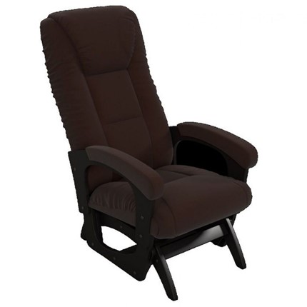 Кресло-качалка Леон маятниковая, ткань AMIGo шоколад 29-Т-Ш в Рязани - изображение