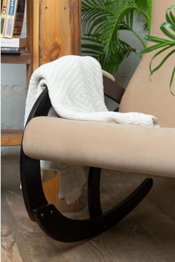 Кресло-качалка в гостиную Корсика, ткань Amigo Beige 34-Т-AB в Рязани - изображение 5