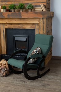 Кресло-качалка Корсика, ткань Amigo Green 34-Т-AG в Рязани - предосмотр 7