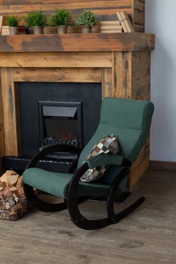 Кресло-качалка Корсика, ткань Amigo Green 34-Т-AG в Рязани - изображение 7