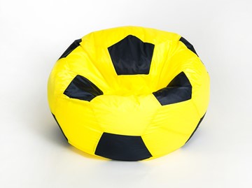 Кресло-мешок Мяч большой, желто-черный в Рязани