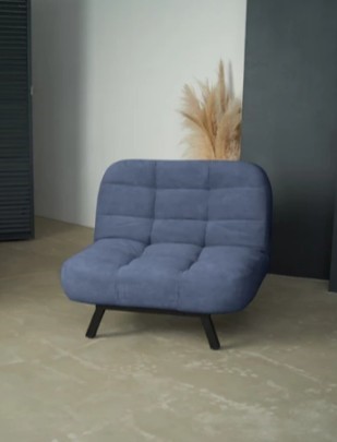 Кресло-кровать Абри опора металл (синий) в Рязани - изображение 8
