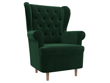 Кресло для отдыха Торин Люкс, Зеленый (Велюр) в Рязани