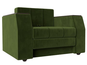 Раскладное кресло Атлантида, Зеленый (Микровельвет) в Рязани