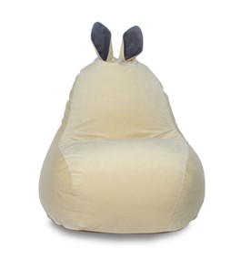 Кресло-мешок Зайка (короткие уши), желтый в Рязани