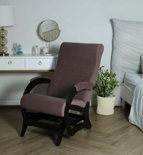 Кресло маятниковое Амелия, ткань кофе с молоком 35-Т-КМ в Рязани - изображение 5
