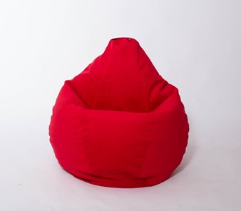 Кресло-мешок Груша большое, велюр однотон, красное в Рязани - предосмотр 2