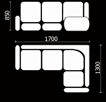Диван кухонный Нео КМ-01 (168х128 см.) в Рязани - изображение 3