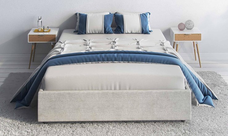Кровать в спальню Scandinavia 200х200 с основанием в Рязани - изображение 1