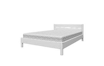 Двуспальная кровать Вероника-5 (Белый Античный) 160х200 в Рязани