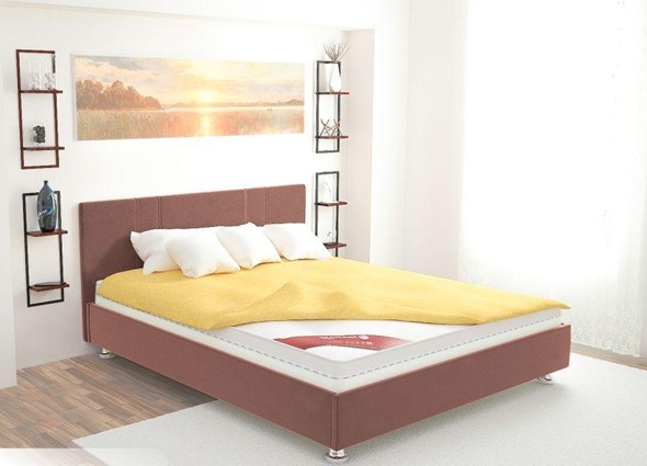 Кровать Вена 140х200 (с основанием) в Рязани - изображение