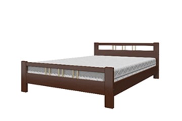 Двуспальная кровать Вероника-3 (Орех) 160х200 в Рязани