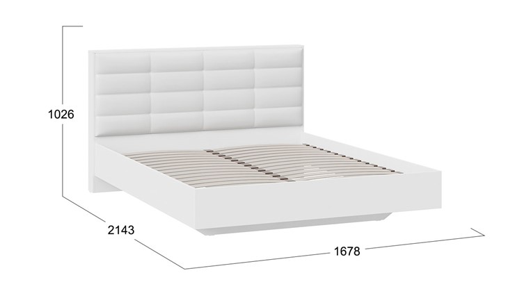 Кровать Агата тип 1 (Белый) в Рязани - изображение 2
