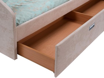 Кровать 2-спальная Bono 160х200, Искусственная шерсть (Лама Авокадо) в Рязани - предосмотр 1