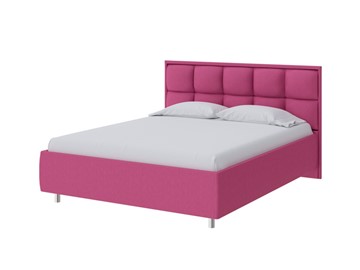 Кровать спальная Chessy 160х200, Рогожка (Savana Berry (фиолетовый)) в Рязани