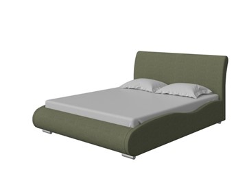 Кровать Corso-8 Lite 140x200, Искусственная шерсть (Лама Авокадо) в Рязани