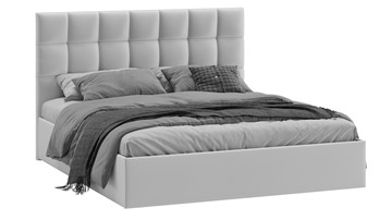 Двуспальная кровать Эмбер тип 1 (Велюр Confetti Silver) в Рязани