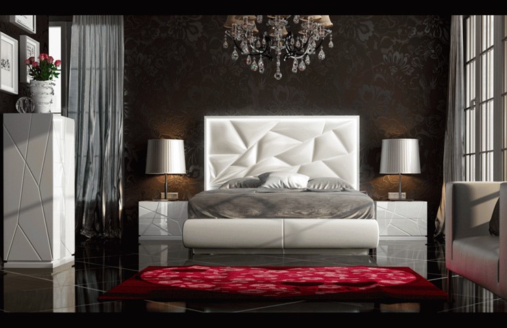 Кровать 2-спальная FRANCO KIU 1242 с LED подсветкой изголовья (180х200) в Рязани - изображение 11