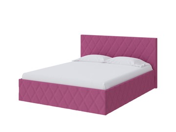 Кровать Fresco 140х200, Рогожка (Savana Berry (фиолетовый)) в Рязани
