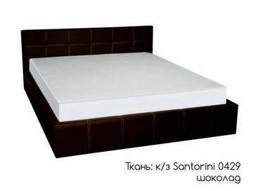 Кровать спальная Грета 160х200 (шоколад) без основания в Рязани