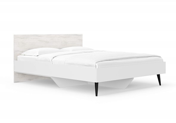 Спальная кровать Ines 160х200, Ясмунд (Белый) в Рязани - изображение