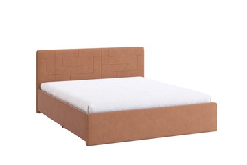 Спальная кровать Лора 2 1.6, персик (велюр) в Рязани
