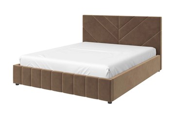 Спальная кровать Нельсон Линия 160х200 (вариант 3) с основанием в Рязани