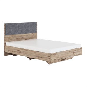 Кровать Николь (мод.1.3) 1,6 серый текстиль, с ортопедическим основанием в Рязани