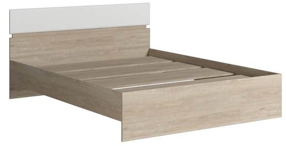Кровать спальная Светлана 1600, белый/дуб сонома в Рязани - изображение