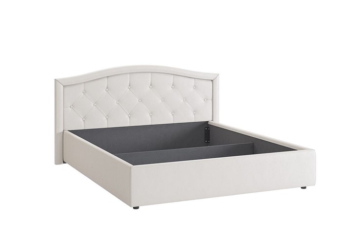 Спальная кровать Верона 1,6 белый (экокожа) в Рязани - изображение 1