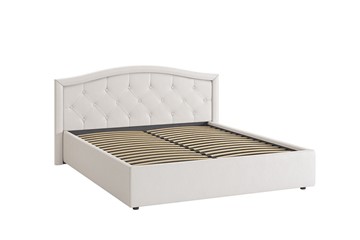 Спальная кровать Верона 1,6 белый (экокожа) в Рязани - предосмотр 2