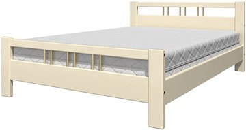 Спальная кровать Вероника-3 (Слоновая кость) 160х200 в Рязани - предосмотр 4