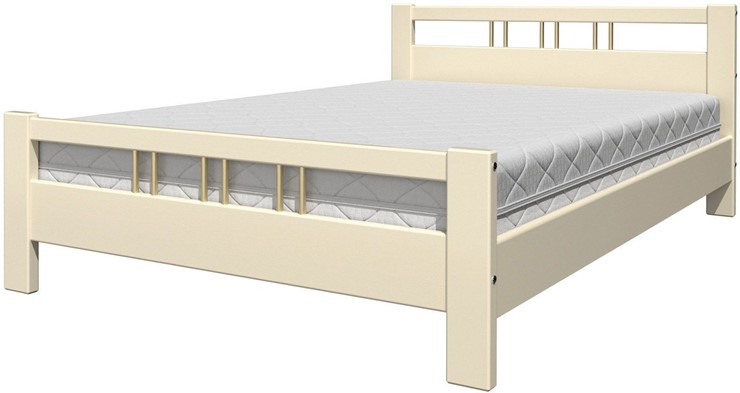 Спальная кровать Вероника-3 (Слоновая кость) 160х200 в Рязани - изображение 4
