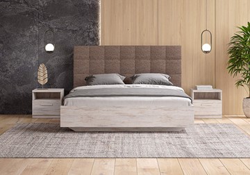 Спальная кровать Luiza (ясмунд) 140х200 с основанием в Рязани