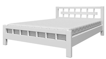 Спальная кровать Натали-5 (Белый Античный) 90х200 в Рязани