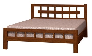 Кровать двуспальная Натали-5 (Орех) 160х200 в Рязани
