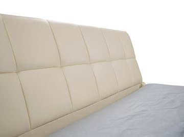 Двуспальная кровать Corso-6 140x200, Экокожа (Золотой перламутр) в Рязани - предосмотр 1