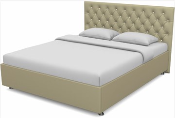Кровать спальная Флоренция-А 1600 с основанием (Nitro Cream) в Рязани
