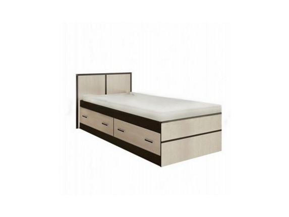 Кровать 1-спальная Сакура 900 с ящиками в Рязани - изображение