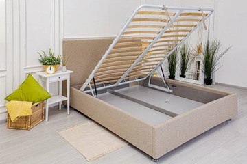 Спальная кровать Кристалл 1 1400х1900 с подъёмным механизмом в Рязани - предосмотр 3