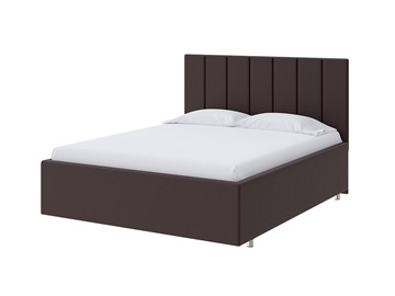 Кровать односпальная Modern Large 90х200, Экокожа (Коричневый) в Рязани