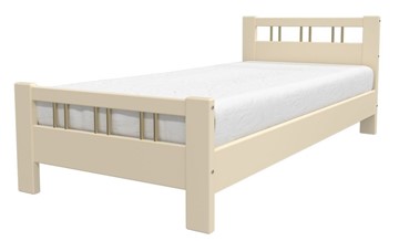 Спальная кровать Вероника-3 (Слоновая кость) 90х200 в Рязани