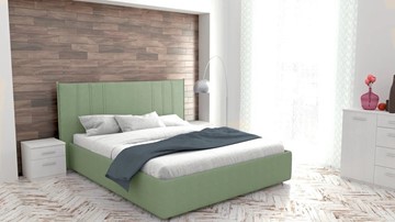 Кровать 1.5-спальная Аврора 140х200 (Основанием) в Рязани